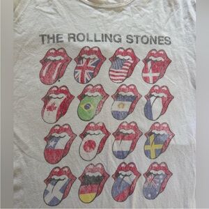Abercrombie Rolling Stones Graphic Tee - Cream